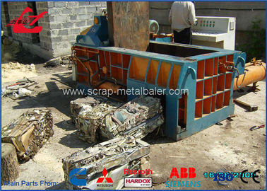 Metal Recycling Baler Machine 250Ton Side Bailing Press Press Sterowanie PLC