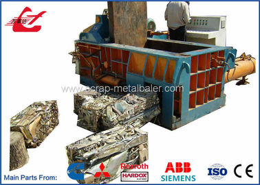 jakość  PLC Automatic Control Aluminum Can Compactor Machine , Scrap Steel Baler Machines 6500KG fabryka