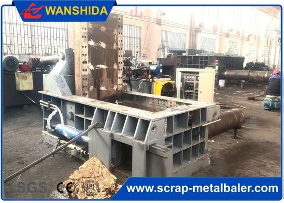 kupować 250-tonowy ciężkoodpowiedzialny hydrauliczny baler do złomu metalu z silnikiem o mocy 90 kW i prasownią 2000x1750x900 mm dla fabryki stali online manufacture