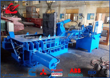 Waste Beverage Cans Hydraulic Scrap Metal Baler With Hand Valve Control