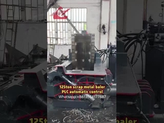 Prasa hydrauliczna WANSHIDA do złomu metali, typu obrotowego, automatyczne sterowanie PLC