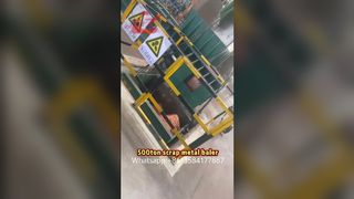 Prasa do złomu o masie 500 ton do prasowania zrębków miedzianych w bele o dużej gęstości