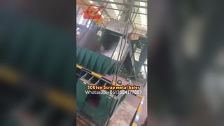 Prasa do prasowania złomu o dużej sile nacisku 500 ton do trocin miedzianych